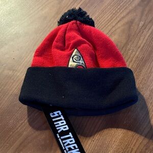 Star Trek Red and Black Women's Beanie